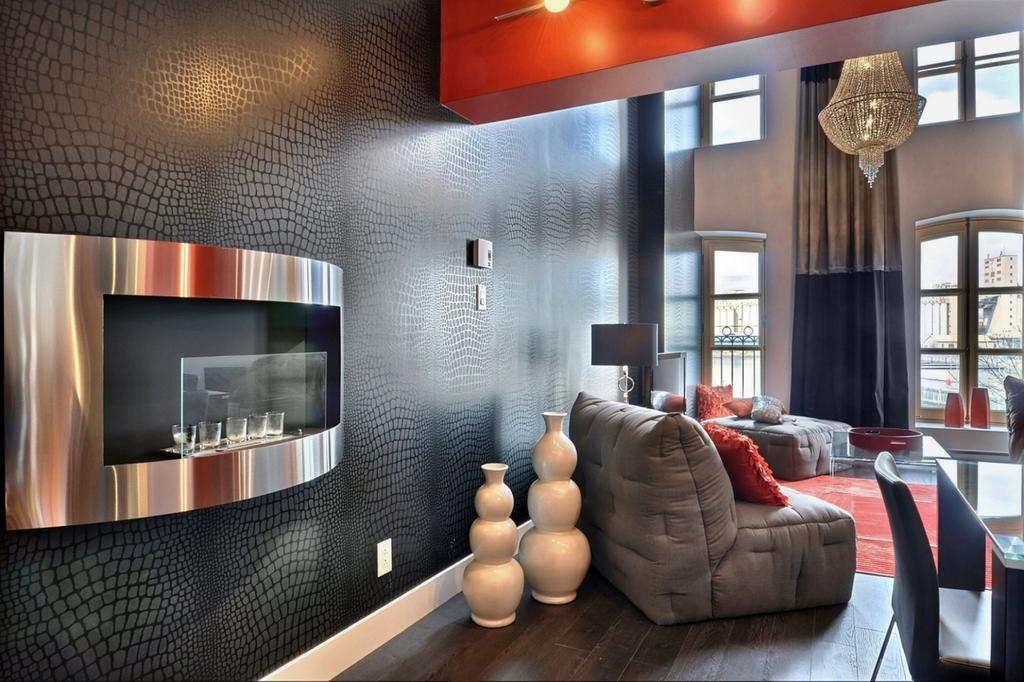 شقة Les Immeubles Charlevoix - Le 1180 مدينة كويبيك الغرفة الصورة